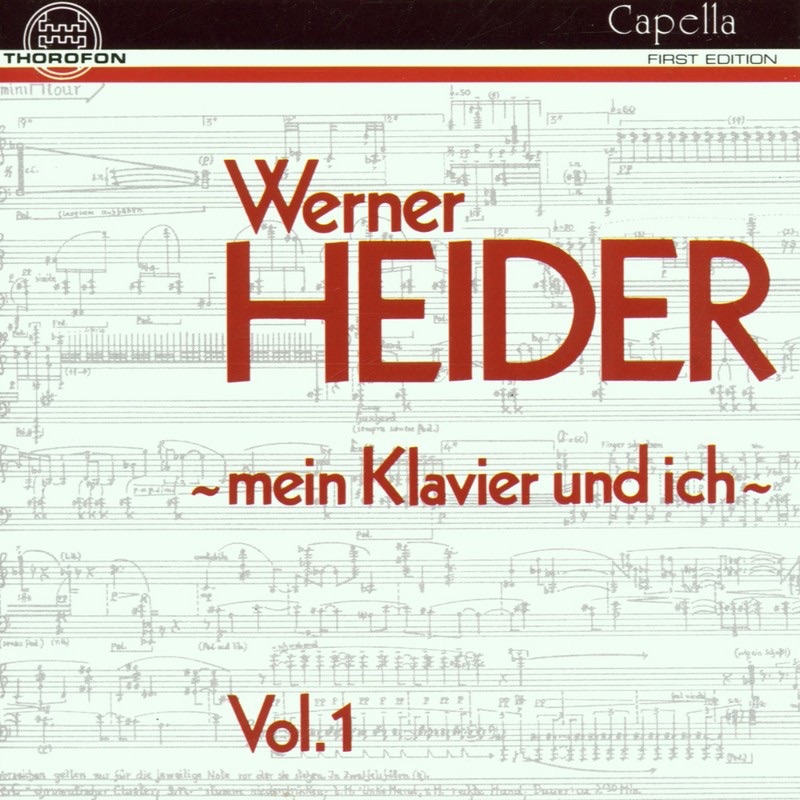 Обложка альбома «Heider: "Mein Klavier und Ich", Vol. I» — Werner Heider