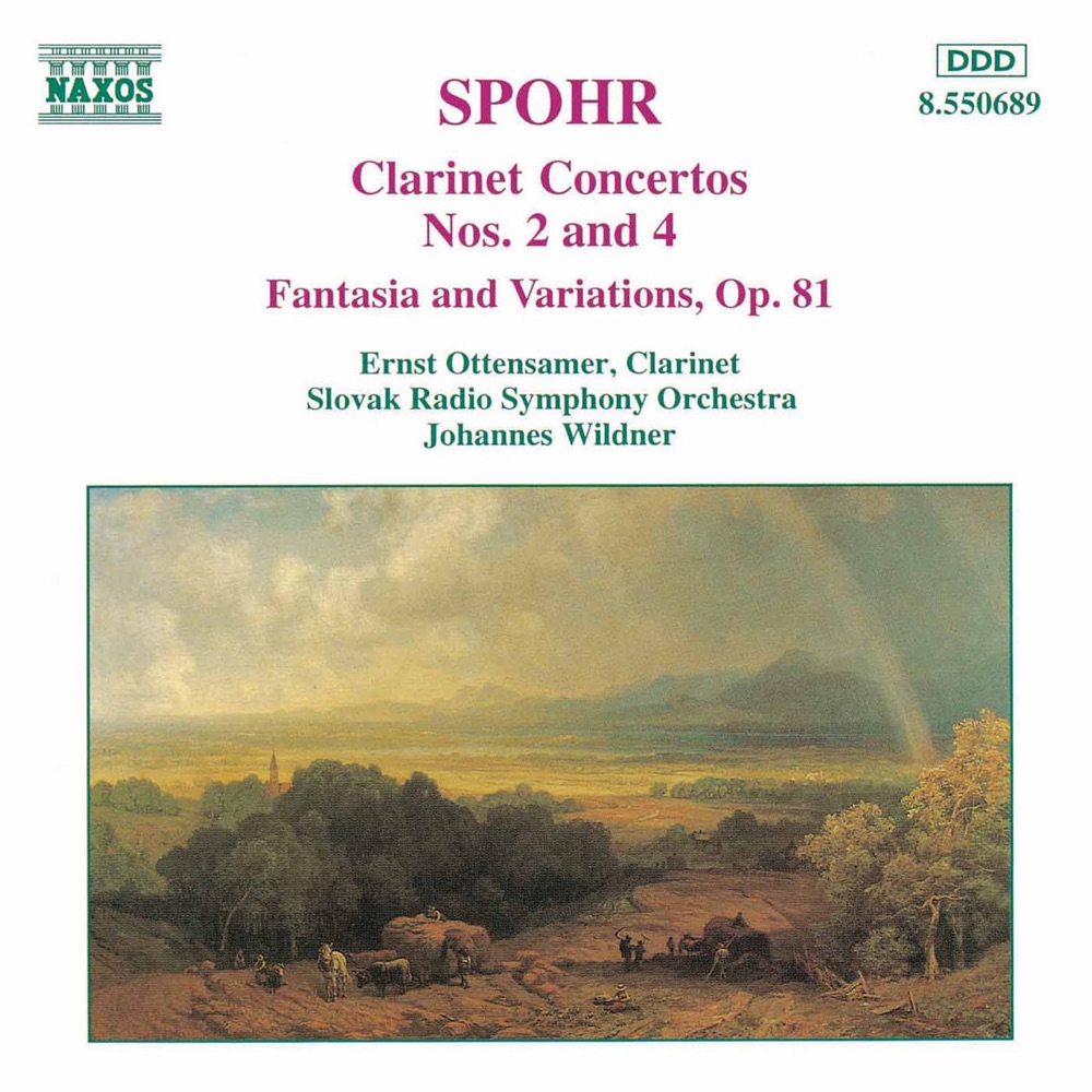 Обложка альбома «Spohr: Clarinet Concertos Nos. 2 and 4 - Fantasia, Op. 81» — Ernst Ottensamer
