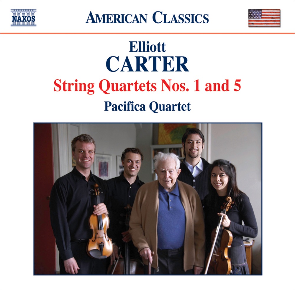 Обложка альбома «Carter: String Quartets Nos. 1 and 5» — Pacifica Quartet