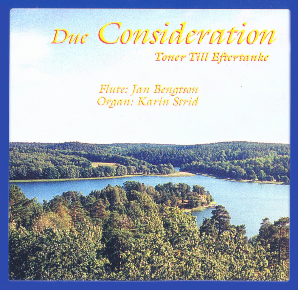 Обложка альбома «Due Consideration» — Karin Strid & Jan Bengtson