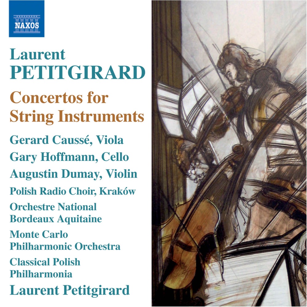 Обложка альбома «Petitgirard: Cello Concerto, Le Legendaire, Dialogue» — Augustin Dumay, Gary Hoffman, Gerard Caussé, Laurent Petitgirard & Monte-Carlo Philharmonic Orchestra