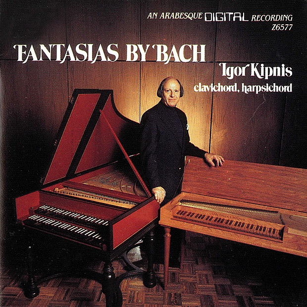 Обложка альбома «The Complete Fantasias of Johann Sebastian Bach» — Igor Kipnis