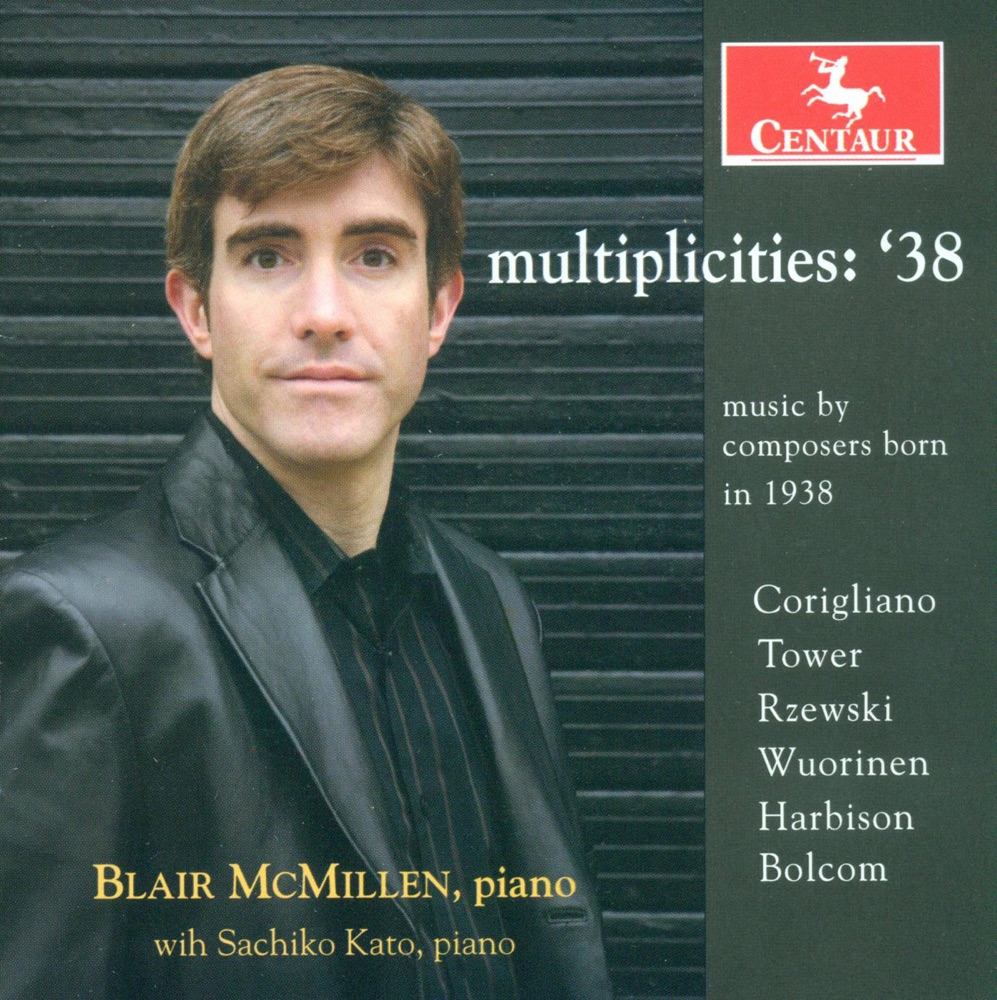 Обложка альбома «Corigliano, J.: Chiaroscuro - Harbison, J.: 3 Montale Sketches - Bolcom, W.: Bird Spirits - Tower, J.: Throbbing Still» — Blair McMillen & Sachiko Kato