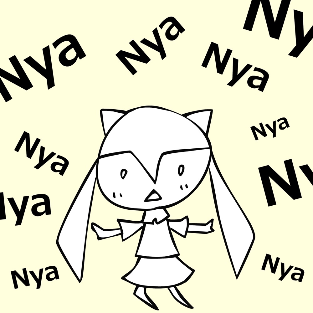 Обложка альбома «Nyanyanyanyanyanyanya! (feat. Hatsune Miku) - Single» — daniwellP