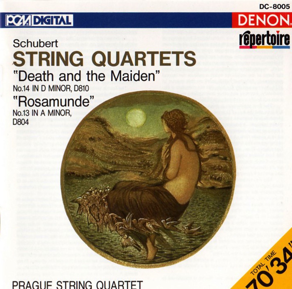 Обложка альбома «Schubert: String Quartets "Death and the Maiden" & "Rosamunde"» — Prague String Quartet