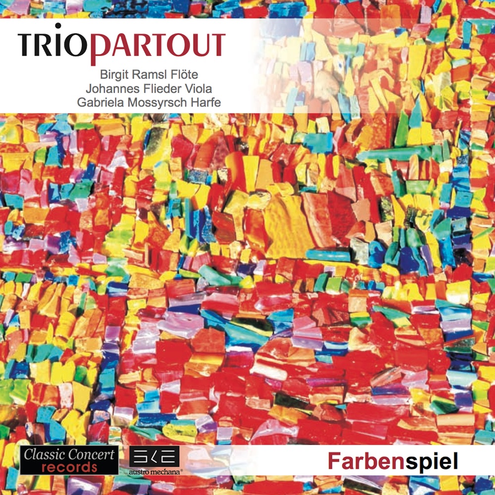 Обложка альбома «Farbenspiel» — Trio Partout, Birgit Ramsl, Johannes Flieder & Gabriela Mossyrsch