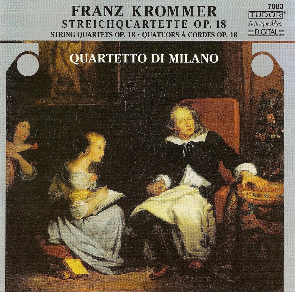Обложка альбома «Krommer: String Quartets, Op. 18, Nos. 1-3» — Quartetto di Milano