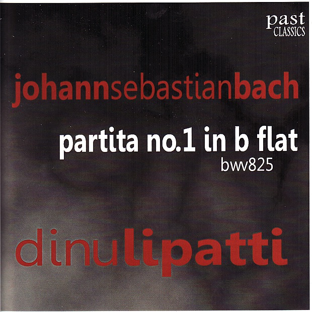 Обложка альбома «Bach: Partita No. 1» — Dinu Lipatti