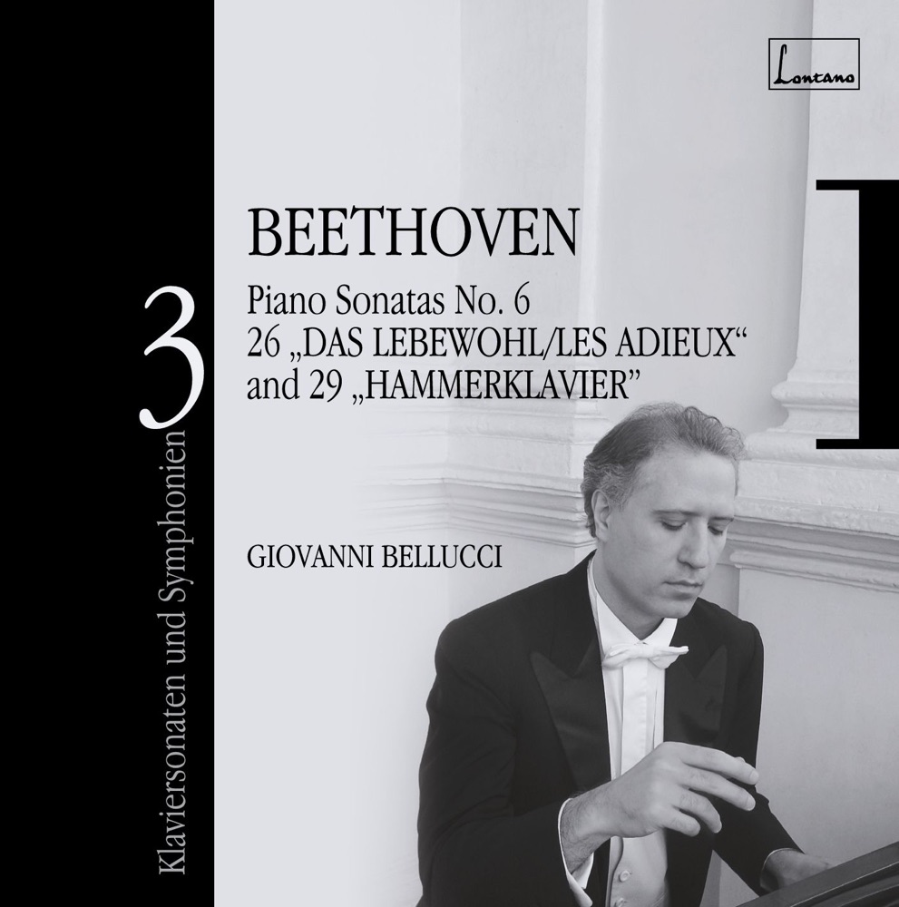 Обложка альбома «Beethoven: Piano Sonatas Nos. 6, 26 & 29» — Giovanni Bellucci