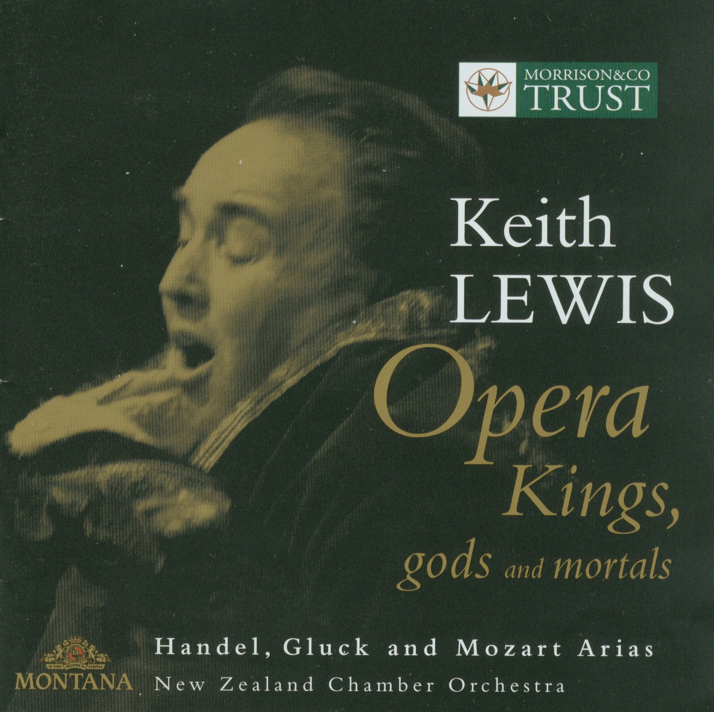 Handel - Gluck - Mozart: Tenor Opera Arias by Keith Lewis, Kenneth Young & New Zealand Chamber Orchestra album cover