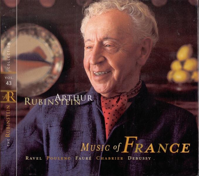 Rubinstein Collection, Vol. 43: Works by Ravel, Poulenc, Chabrier, Debussy cover art