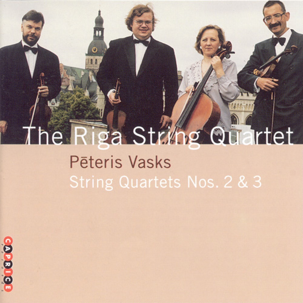 Обложка альбома «Vasks: String Quartets Nos. 2 and 3» — Riga String Quartet