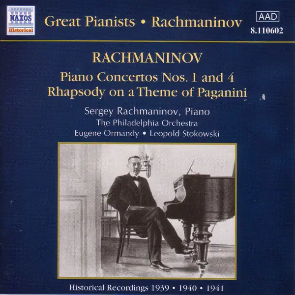 【自演】ラフマニノフ The Piano Recordings CD10枚組 フィラデルフィア管弦楽団のラフマニノフ: ピアノ協奏曲第1番/第4番