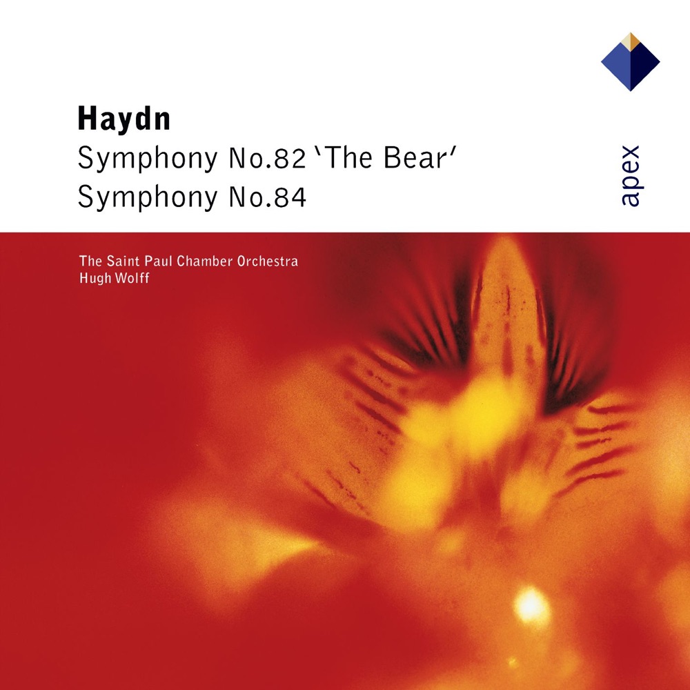 Обложка альбома «Haydn: Symphonies No. 82 "The Bear" & 84» — Hugh Wolff & The Saint Paul Chamber Orchestra