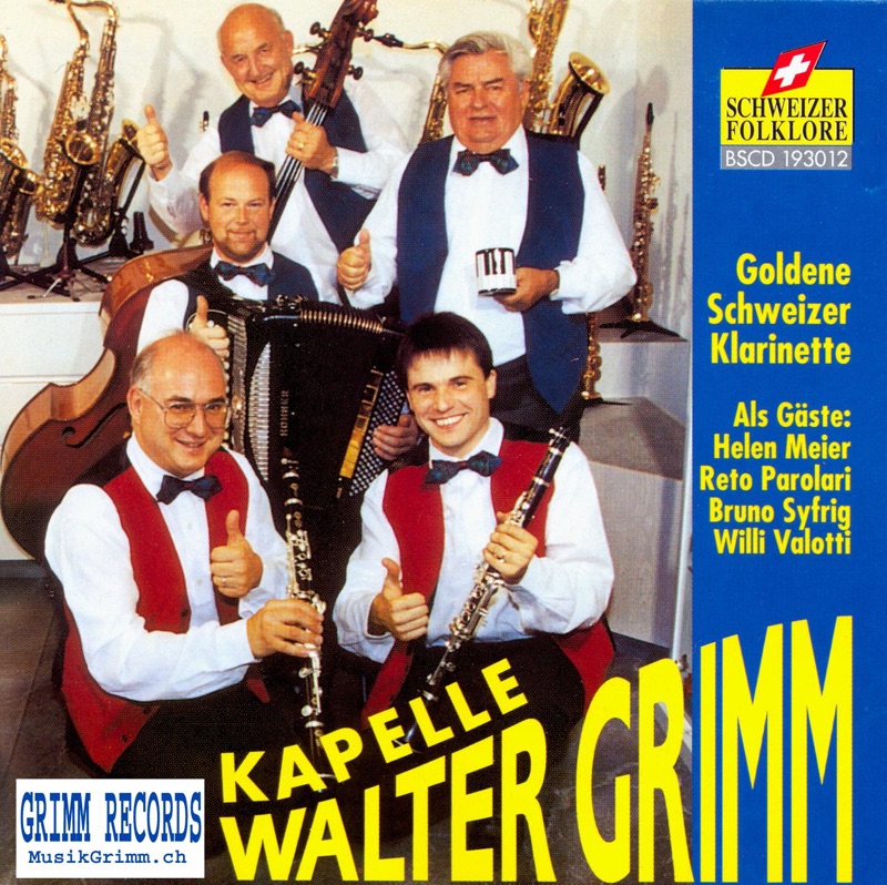 Goldene schweizer Klarinette