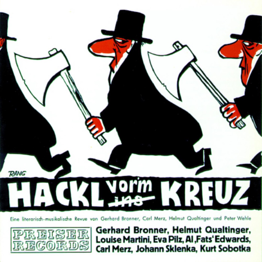 Обложка альбома «Hackl Vor`m Kreuz» — Gerhard Bronner