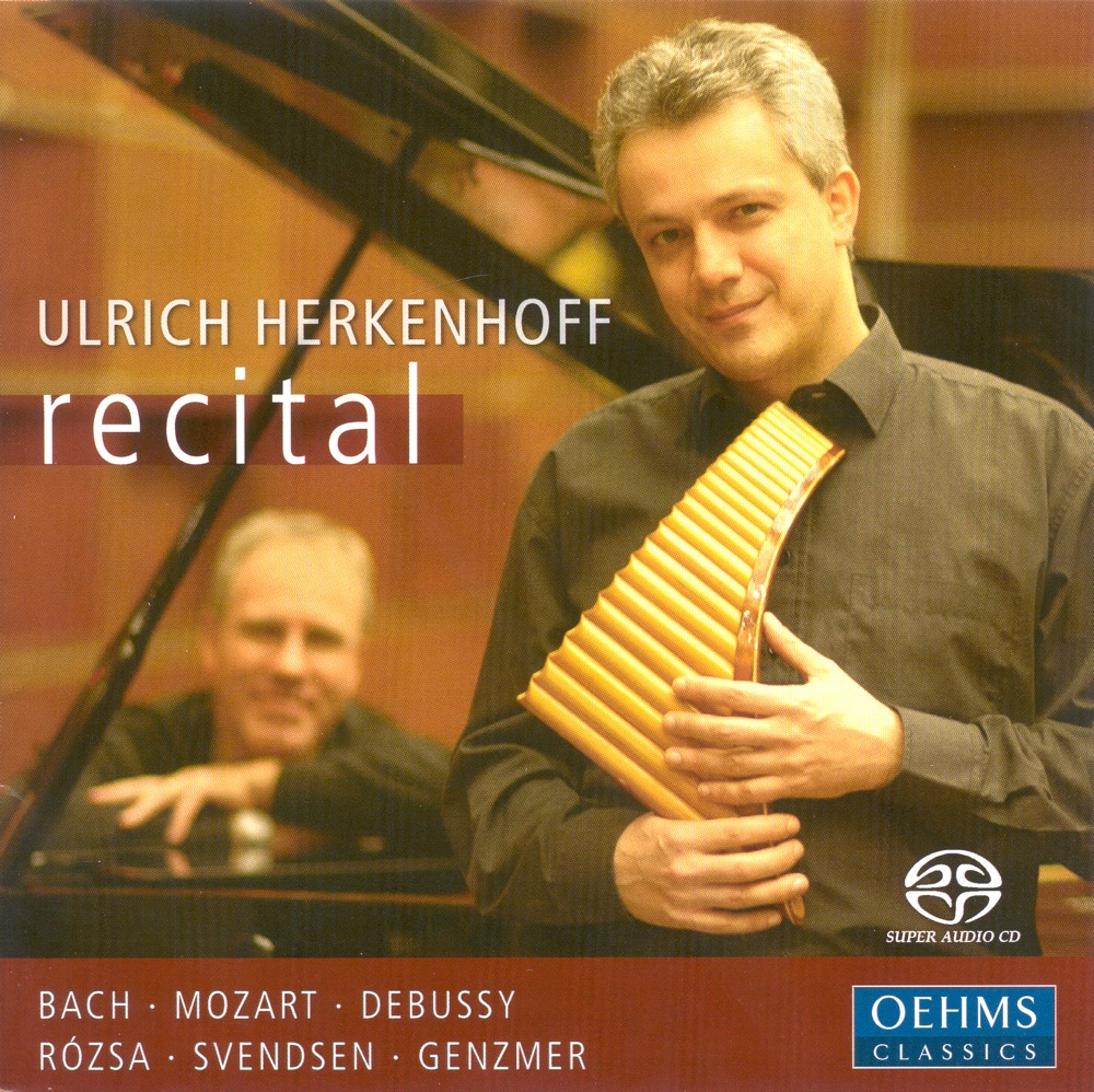 Обложка альбома «Pan Flute Recital: Herkenhoff, Ulrich – Bach, J.S. - Mozart, W.A. - Debussy, C. - Svendsen, J. - Rozsa, M. - Genzmer, H.» — Matthias Keller & Ulrich Herkenhoff