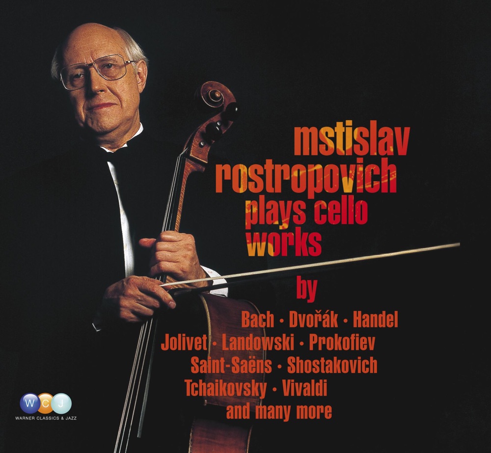 Обложка альбома «Mstislav Rostropovich Plays Cello Works» — Mstislav Rostropovich