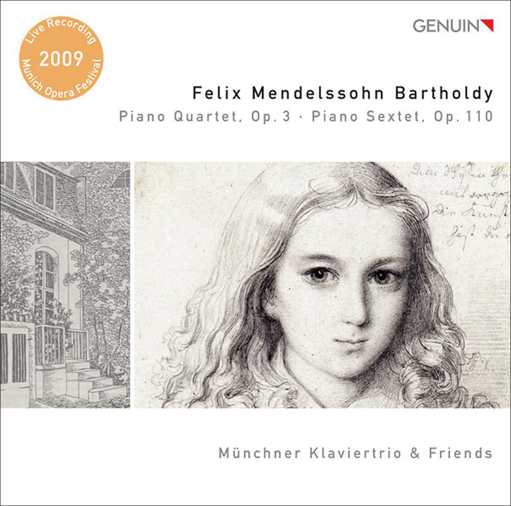 Обложка альбома «Mendelssohn, Felix: Piano Quartet, Op. 3 - Piano Sextet, Op. 110» — Munich Piano Trio, Ruth Elena Schindel, Tilo Widenmeyer & Alexander Rilling