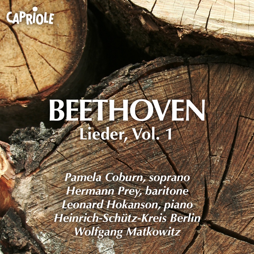 Обложка альбома «Beethoven: Lieder, Vol. 1» — Hermann Prey, Leonard Hokanson, Wolfgang Matkowitz, Heinrich-Schütz-Kreis Berlin & Pamela Coburn