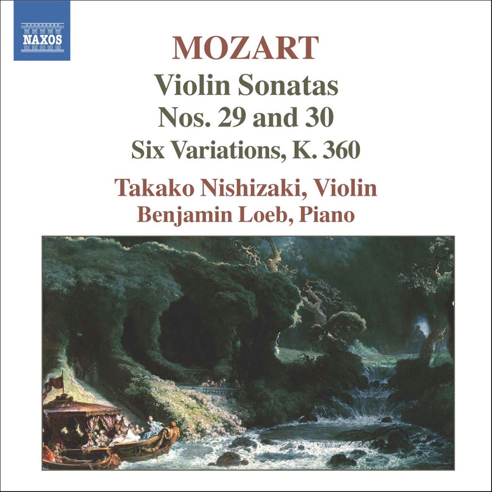 Обложка альбома «Mozart: Violin Sonatas Nos. 29 & 30» — Benjamin Loeb & Takako Nishizaki