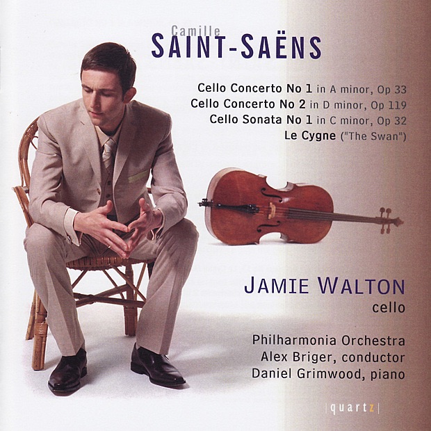 Обложка альбома «Saint-Saëns: Cello Works» — Alex Briger, Jamie Walton & Philharmonia Orchestra