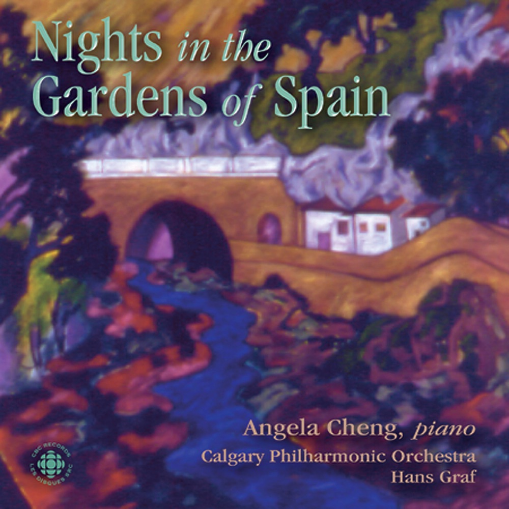 Обложка альбома «Nights In the Gardens of Spain» — Angela Cheng, Hans Graf & Calgary Philharmonic Orchestra