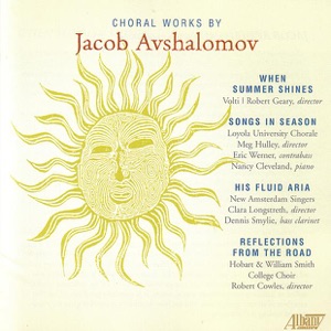 Avshalomov: Choral Works