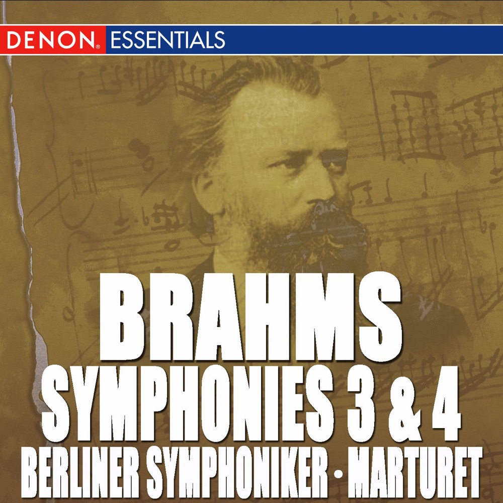 Обложка альбома «Brahms: Symphony Nos. 3 & 4» — Berlin Symphony Orchestra & Eduardo Marturet