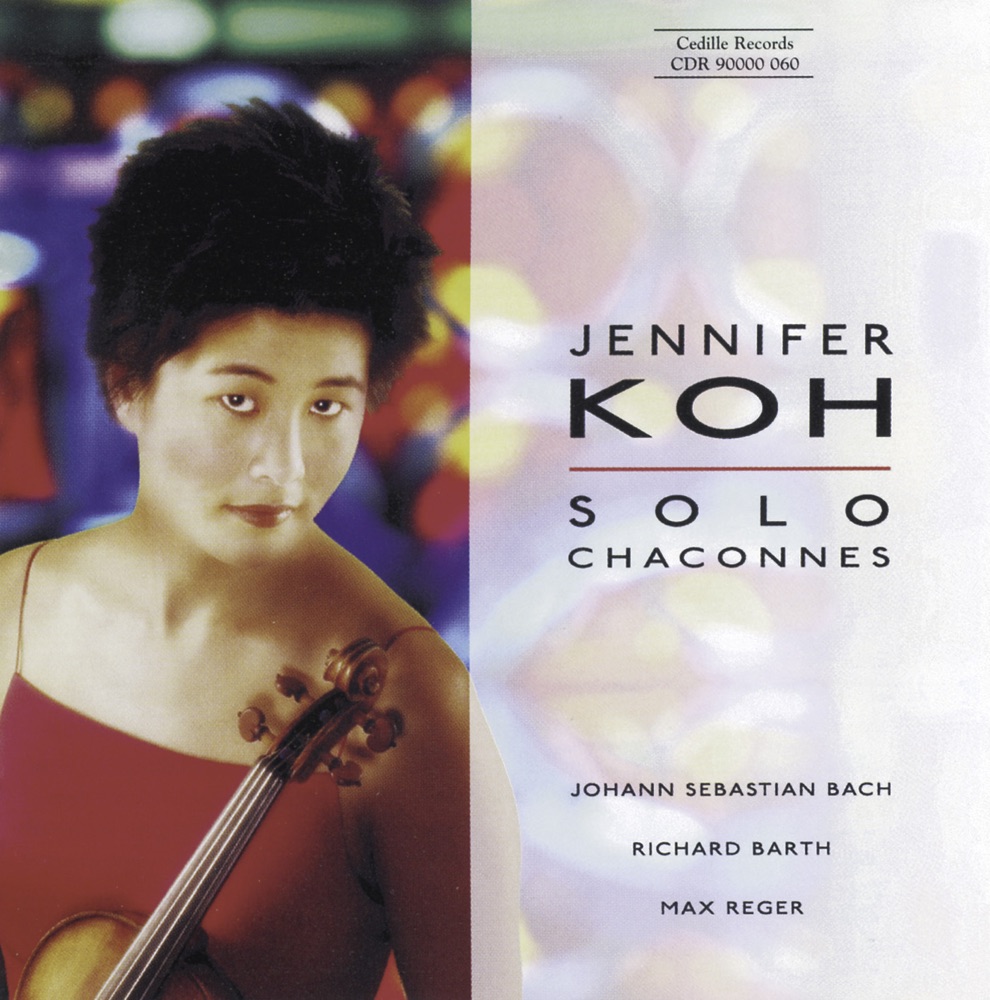 Обложка альбома «Bach - Barth - Reger: Violin Music» — Jennifer Koh