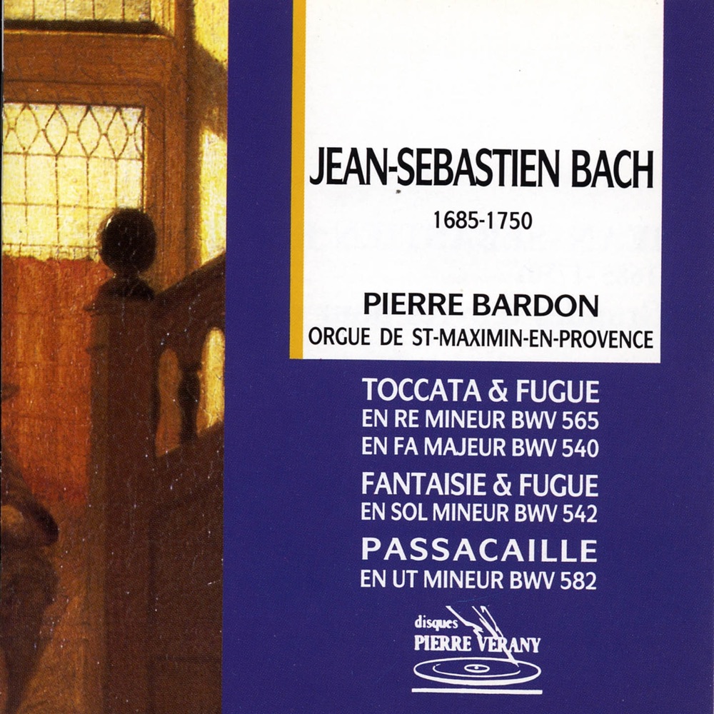 Обложка альбома «Bach : œuvres pour orgue» — Pierre Bardon