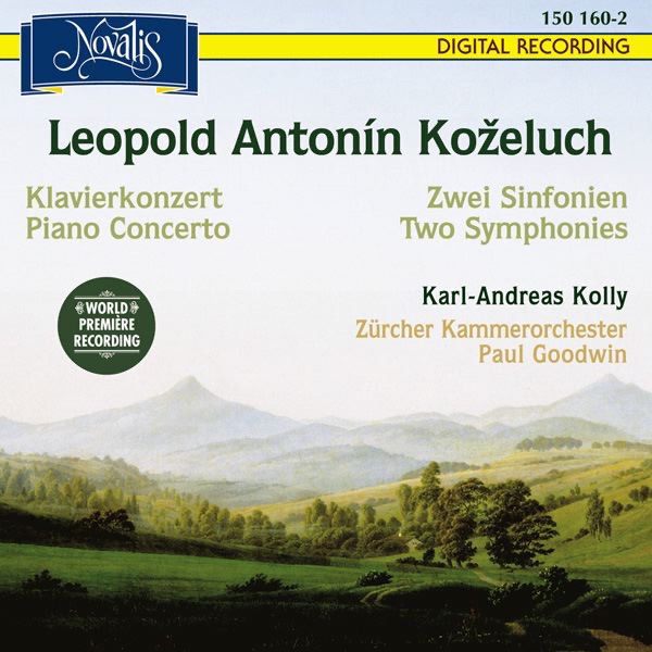 Обложка альбома «Kozeluch: Piano Concerto and Two Symphonies» — Zürcher Kammerorchester & Karl-Andreas Kolly