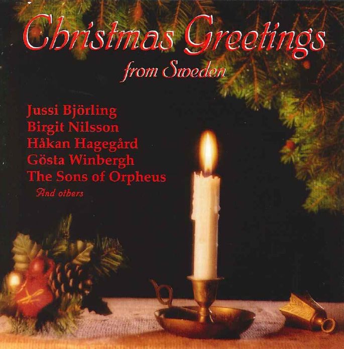 Обложка альбома «En Klassisk Jul (Christmas Greatings from Sweden)» — Håkan Hagegård, Jussi Björling, Birgit Nilsson, Orphei Drängar, Adolf Fredriks Bachskör & Gösta Winbergh