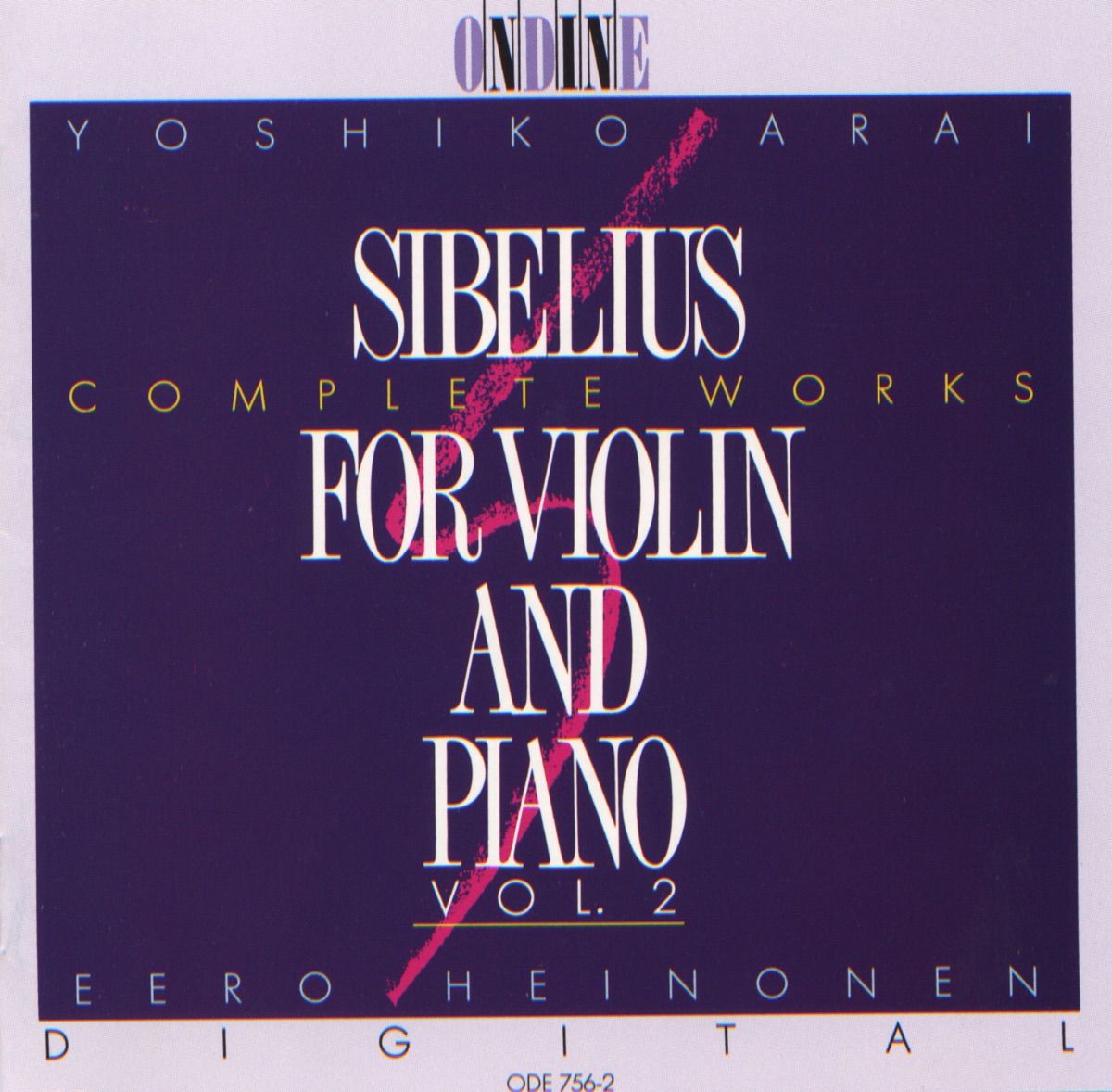 Sibelius: Violin and Piano Music, Vol. 2