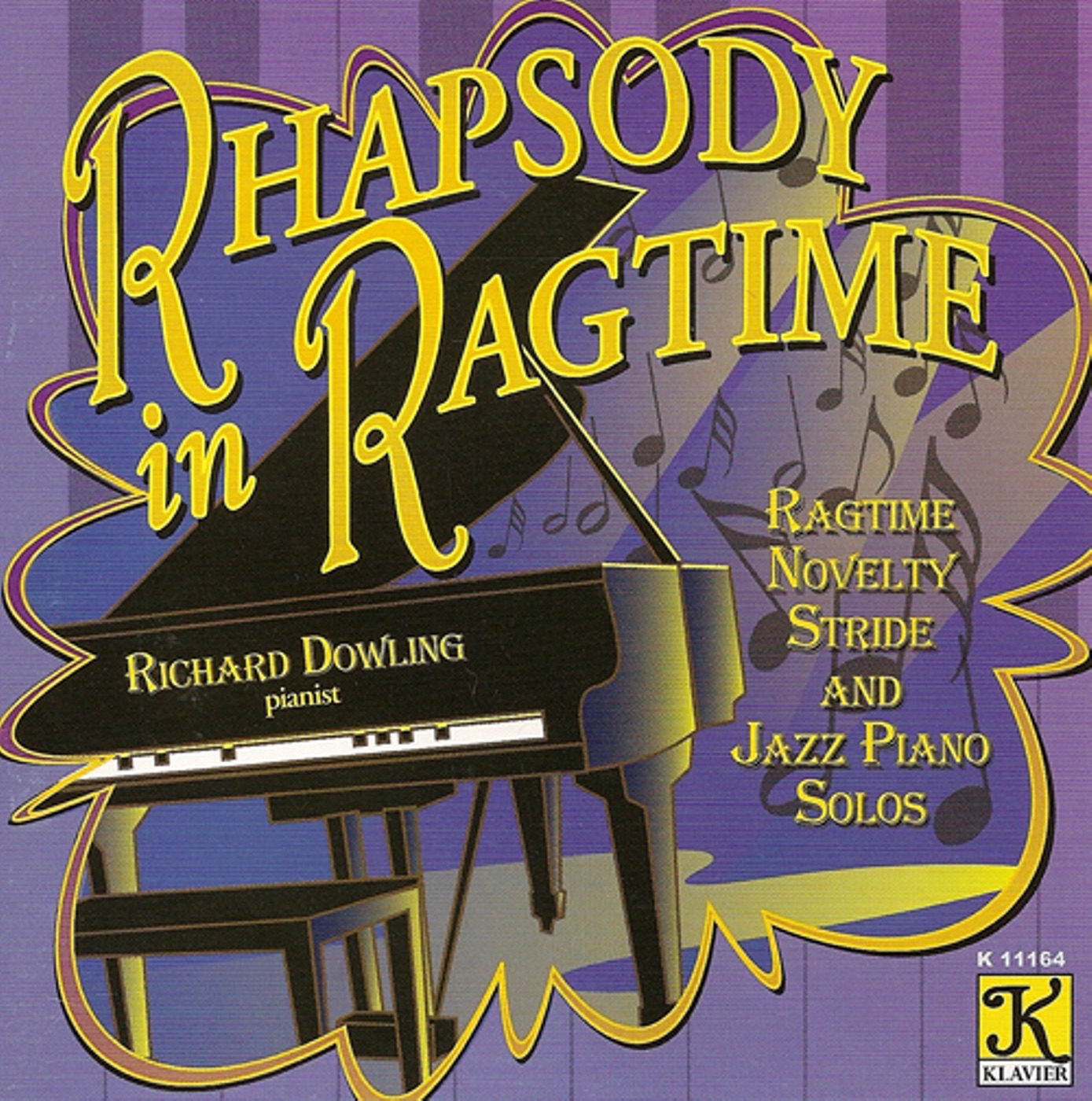 Dowling, Richard: Rhapsody in Ragtime by Richard Dowling album cover