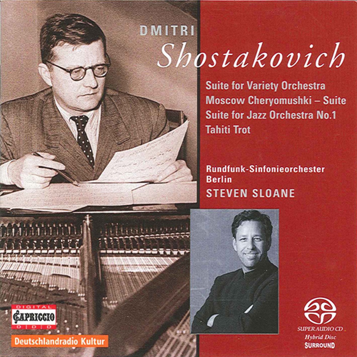 Shostakovich, D.: Moscow Cheryomushki Suite - Jazz Suites Nos. 1 and 2 - Tahiti Trot cover art
