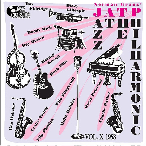 Обложка альбома «Jazz At the Philharmonic - Vol. 10» — Jazz at the Philharmonic All Stars
