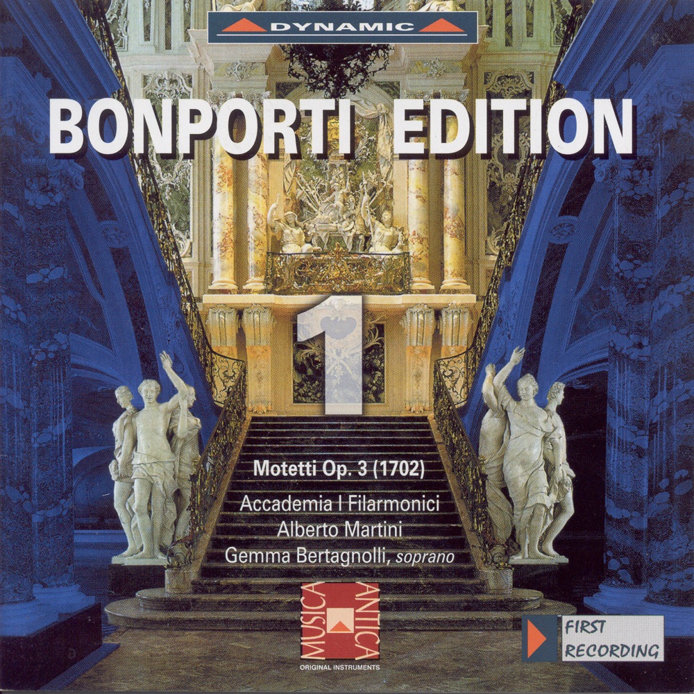 Обложка альбома «Bonporti Edition, Vol. 1: Motets for Solo Voice» — Gemma Bertagnolli & Accademia I Filarmonici