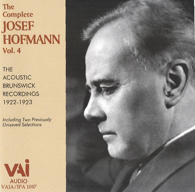 Обложка альбома «The Complete Josef Hofmann, Vol. 4: The Acoustic Brunswick Recordings» — Josef Hofmann