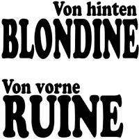 Von hinten Blondine (von vorne Ruine) - Single - BB Jürgen