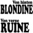 Von hinten Blondine (Von vorne Ruine)