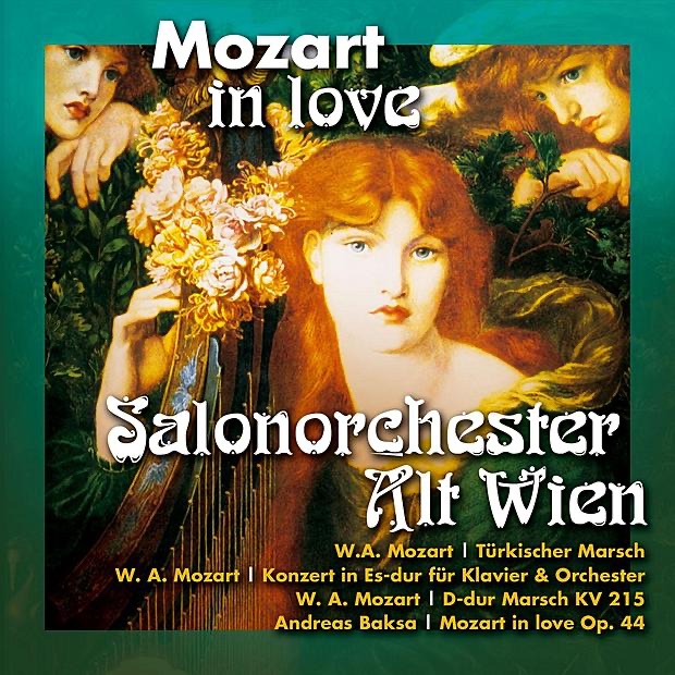 Обложка альбома «Mozart In Love» — Salonorchester Alt Wien