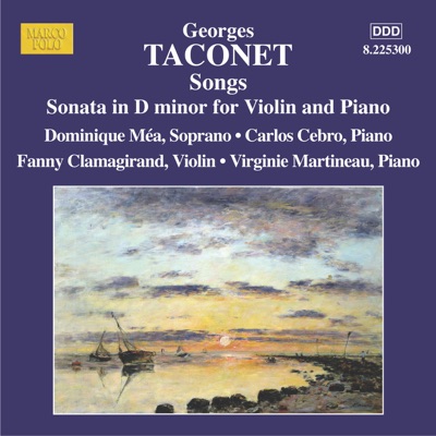 Taconet: Fourteen Songs & Violin Sonata In D Minor