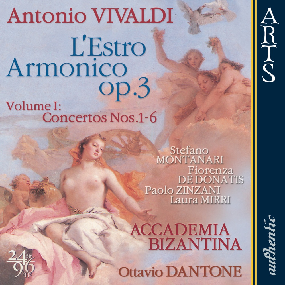 Обложка альбома «Vivaldi: L'Estro Armonico Op. 3, Vol. 1: Concertos Nos. 1-6» — Accademia Bizantina & Ottavio Dantone