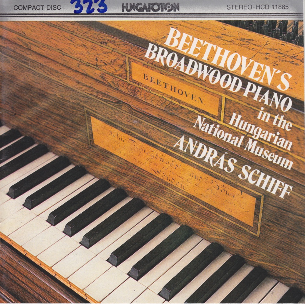 Обложка альбома «Beethoven's Broadwood Piano in the Hungarian National Museum» — András Schiff