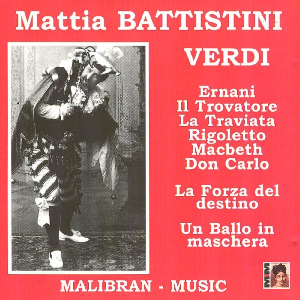 Обложка альбома «Mattia Battistini chante Verdi» — Mattia Battistini