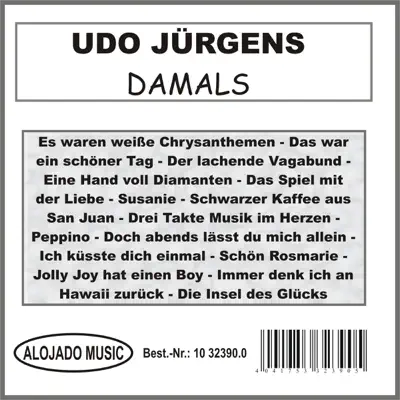 Damals - Udo Jürgens Damals - Udo Jürgens