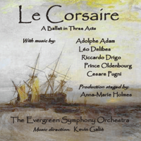 Evergreen Symphony Orchestra, Kevin Galiè & Anna-Marie Holmes - Le Corsaire: Act II - 