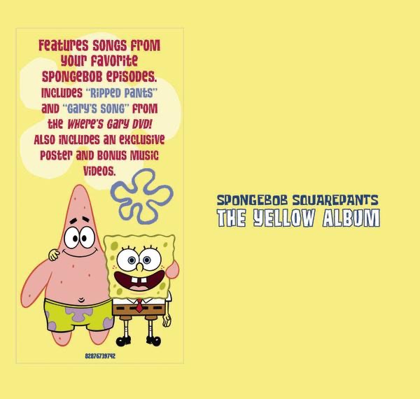 David Eisley & Bob Kulick Spongebob Squarepants: The Yellow Album Album Cover