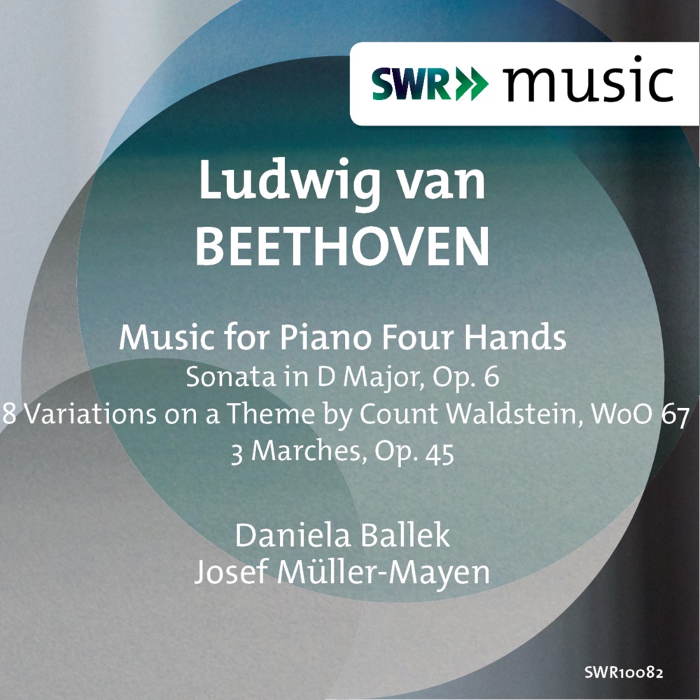Обложка альбома «Beethoven: Music for Piano Four Hands» — Daniela Ballek